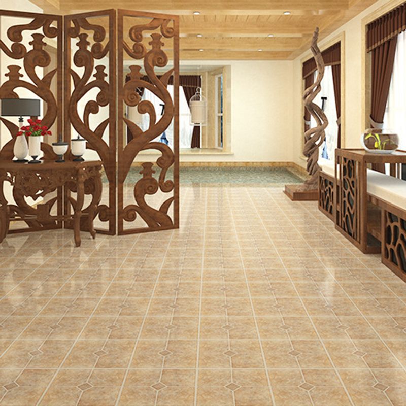 Peel-and-Stick PVC Floor Tiles with Diamond Look, 30.5 × 30.5 cm
