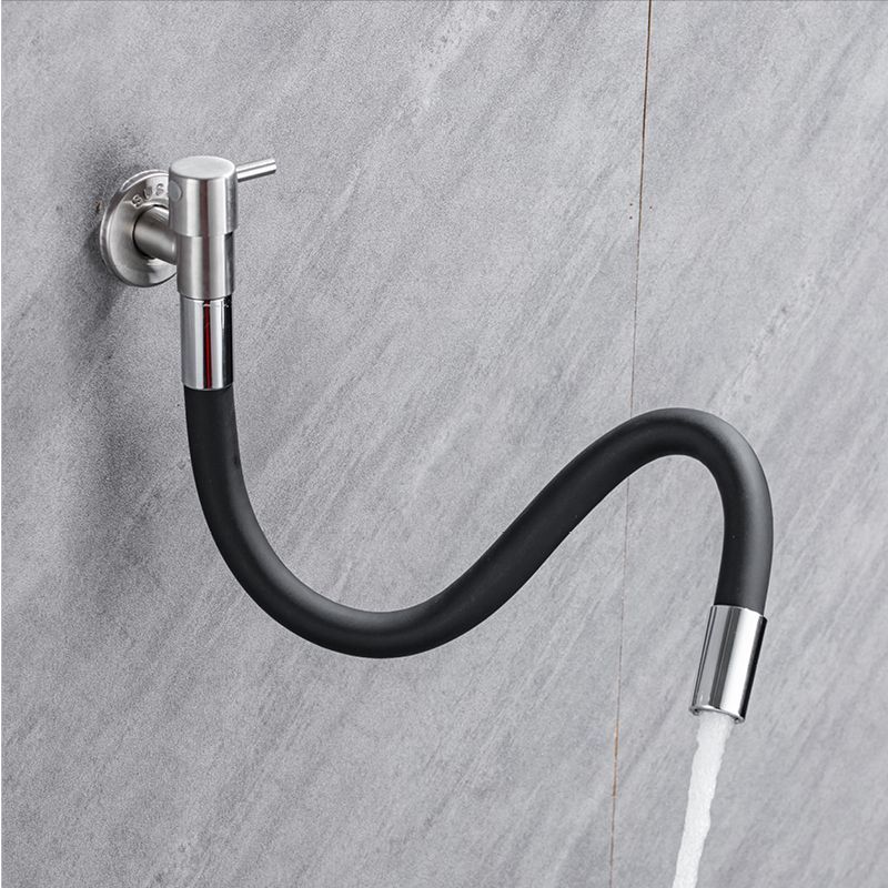 Skanto | Modern Wall-Mounted Bath Faucet with Stainless Steel Levers