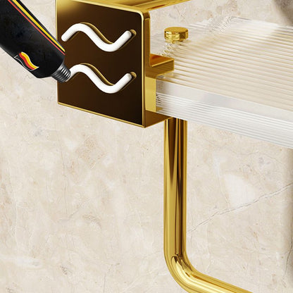 BowLift | Modern Silver/Gold Bathroom Hardware Set Bathroom Shelf Bathroom Set