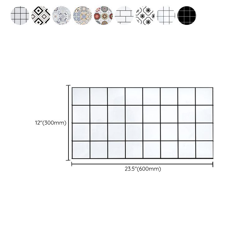 BowLift | Square Mosaic Tile Peel and Stick Tile for Kitchen and Bathroom