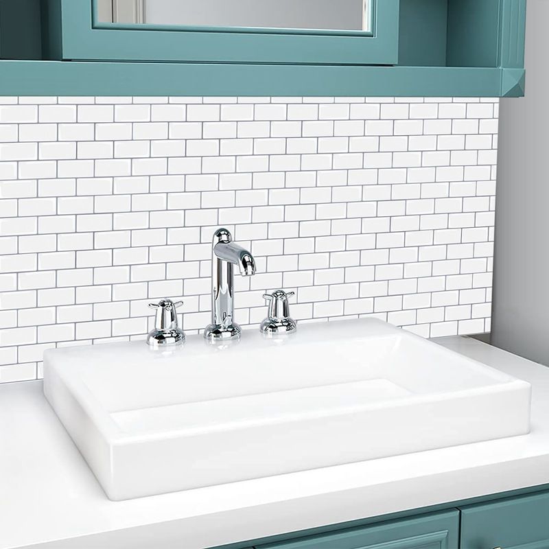 BowLift | Modern Peel and Stick Tiles PVC Subway Tile Peel and Stick Wall Tile for Bathroom
