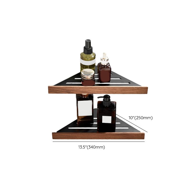 BowLift | Wood and Aluminum Bath Accessory Set Black Bathroom Accessory Kit