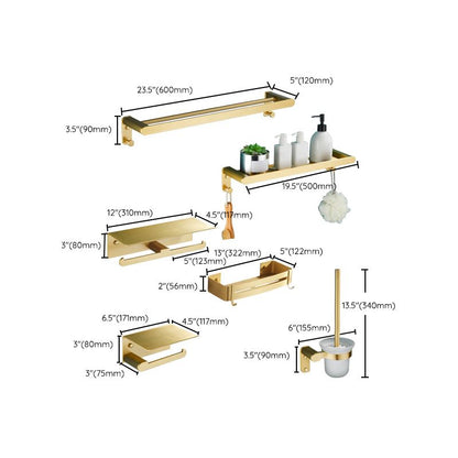 BowLift | Traditional Bathroom Accessory Hardware Set Gold Bathroom Accessory Set
