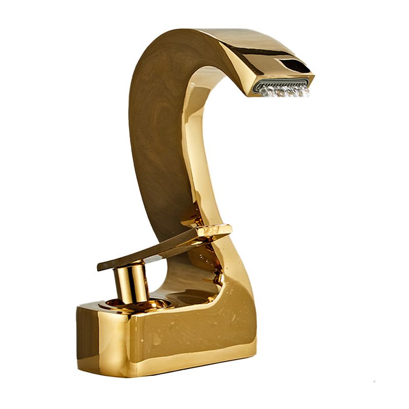 BowLift | Modern Single-Lever Basin Faucet Bathroom Brass Central Faucet