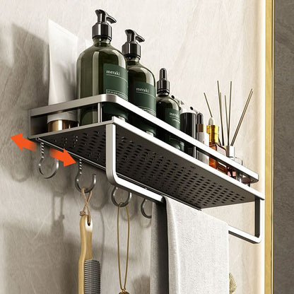 BowLift | Minimalism Matte Metal Bathroom Accessory Set Modern Bathroom Rack