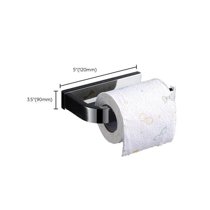 BowLift | Polished Chrome Modern Bathroom Accessory Set made of Stainless Steel Towel Holder/Soap Dish