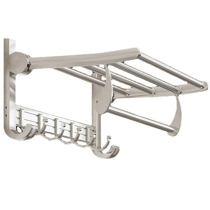 BowLift | Modern Polished Chrome Bathroom Accessories Set Bath Shelf/Towel Holder/Paper Holder included