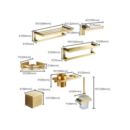 BowLift | Traditional Bathroom Accessory Hardware Set Gold Bathroom Accessory Set