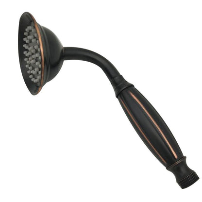 Kalsten | Traditional Handheld Shower Head with Hose Polished Brass Wall Mounted Shower Head