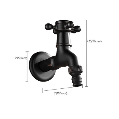 BowLift | Wide Bathroom Sink Faucet Wall-Mounted Cross Handle Faucet