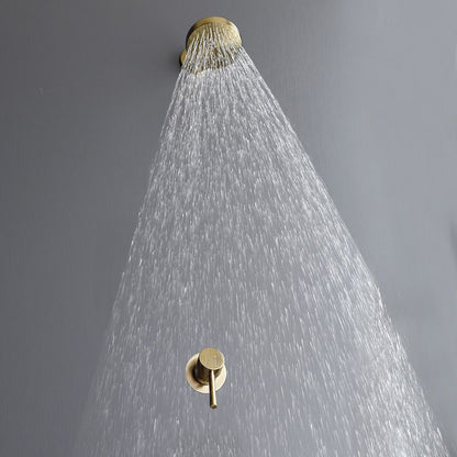 BowLift | Stainless Steel Shower Combination Round Fixed Shower Head with Shower Arm