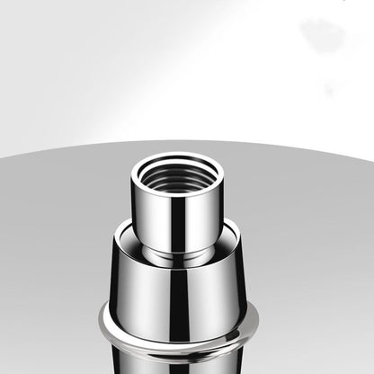 Round, Fixed High-Flow Shower Head with Air Injection, Wall Mounted