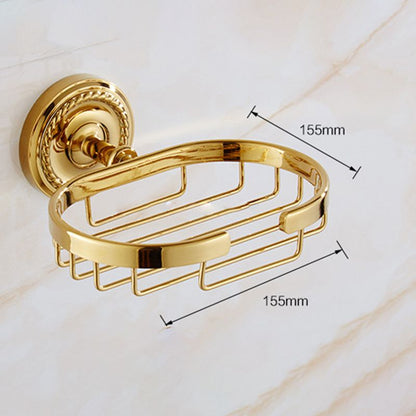 BowLift | Traditional Golden Bathroom Accessories Set Copper Bathroom Set