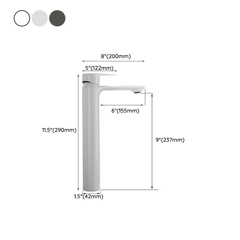 Kalsten | Bathroom Sink Faucet Lever Handle Brass Monochrome Bathroom Faucet