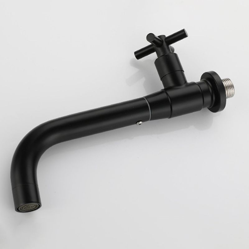 Modern single-lever basin faucet with 1 hole for wall mounting
