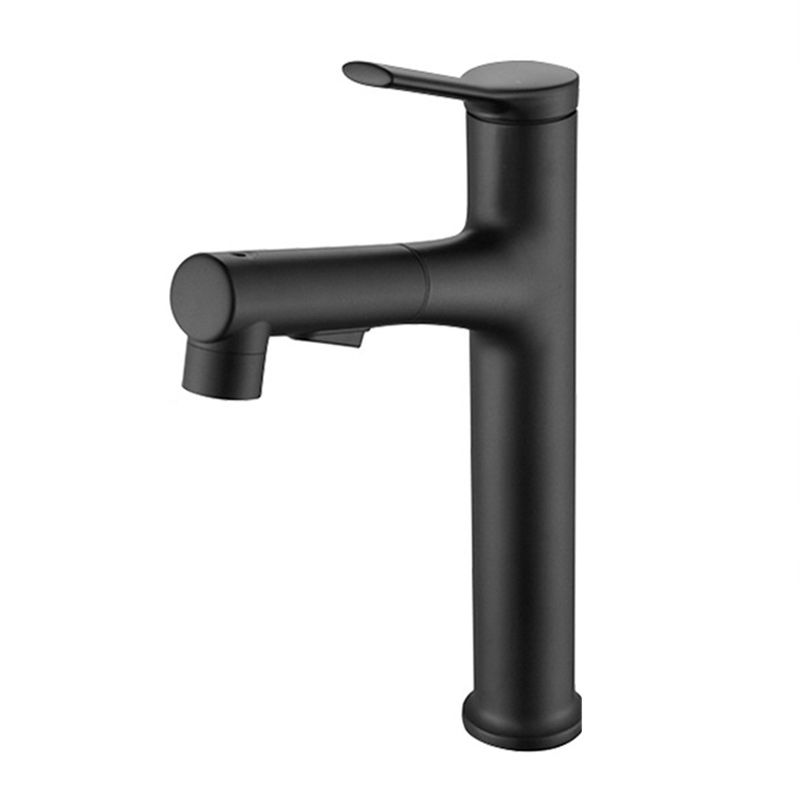 Pull-out single-lever 1-hole basin mixer