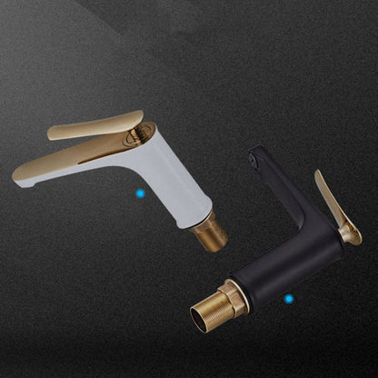 BowLift | Luxury 1 Handle Sink Bathroom Faucet Round Brass Sink Faucet with Water Hose