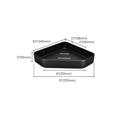BowLift | Matt black bathroom accessories set Modern anti-rust 1/2/3-piece bathroom shelf