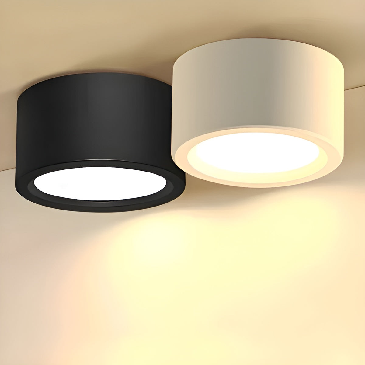 Modern LED Ceiling Light – Round Shape & Warm LED Light | Cozy Lighting for Every Room | Karnz