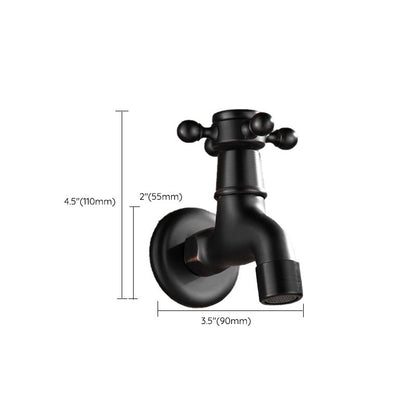 BowLift | Wide Bathroom Sink Faucet Wall-Mounted Cross Handle Faucet