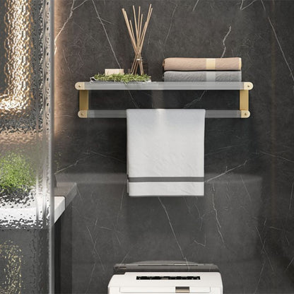 BowLift | Modern Bathroom Accessory Set Bathroom Shelf Gold Towel Holder Bathroom Hardware Set
