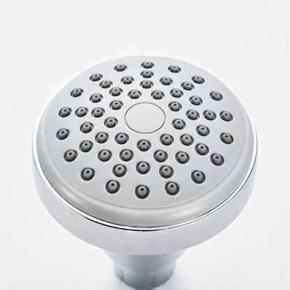 BowLift | Round shower head made of stainless steel in silver wall-mounted shower head