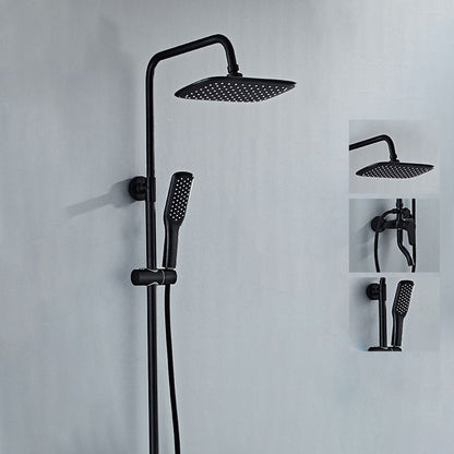 BowLift | Modern adjustable water flow shower faucet shower arm shower system on the wall