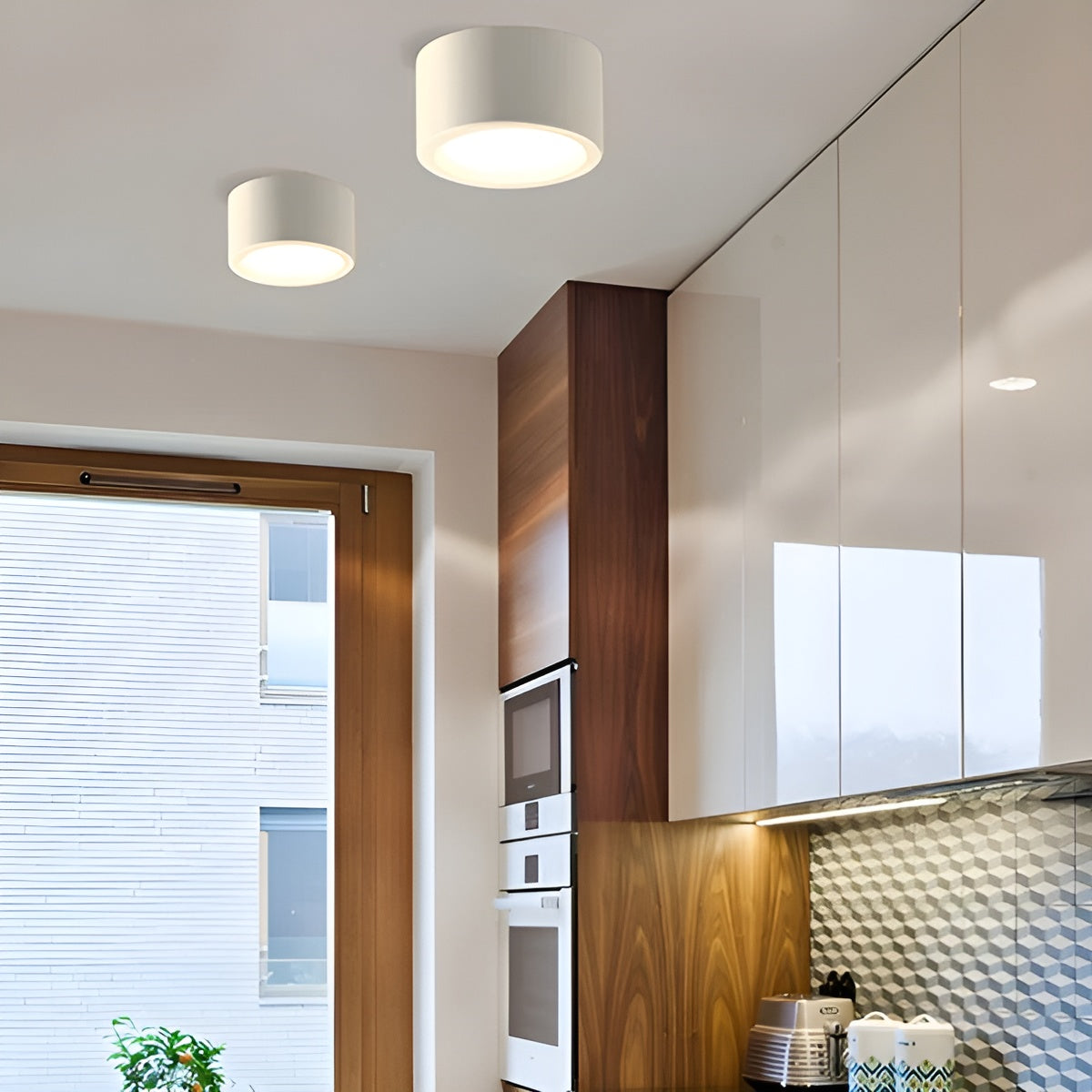 Modern LED Ceiling Light – Round Shape & Warm LED Light | Cozy Lighting for Every Room | Karnz