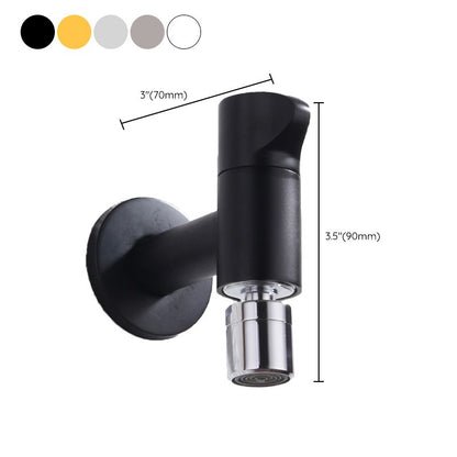 BowLift | Contemporary Wall Mounted Bathroom Faucet Knob Handle Solid Brass Round Faucet