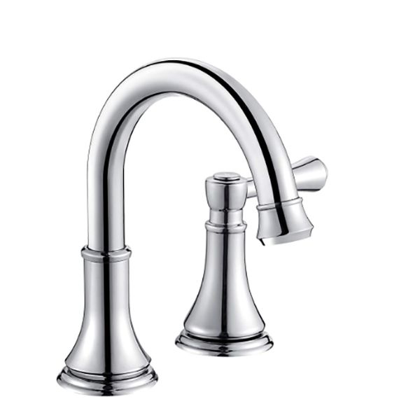BowLift | Modern Sink Faucet Widespread Faucet with 2 Handles and 3 Holes