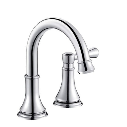 BowLift | Modern Sink Faucet Widespread Faucet with 2 Handles and 3 Holes