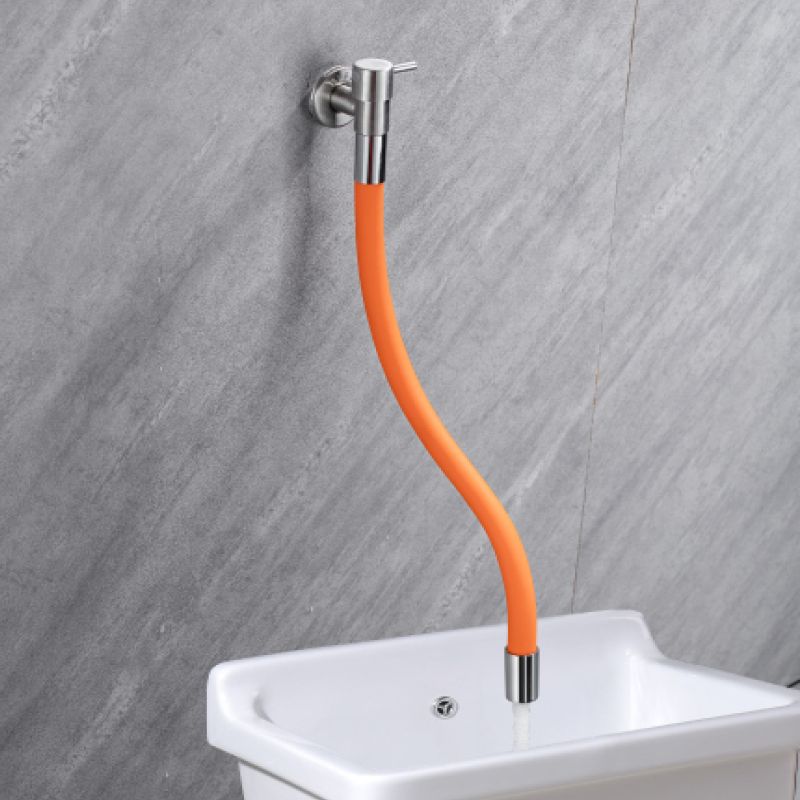 Skanto | Modern Wall-Mounted Bath Faucet with Stainless Steel Levers