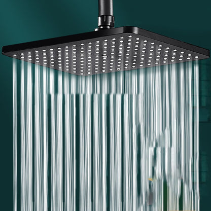 BowLift | Modern rectangular shower head combo standard spray pattern with hand shower