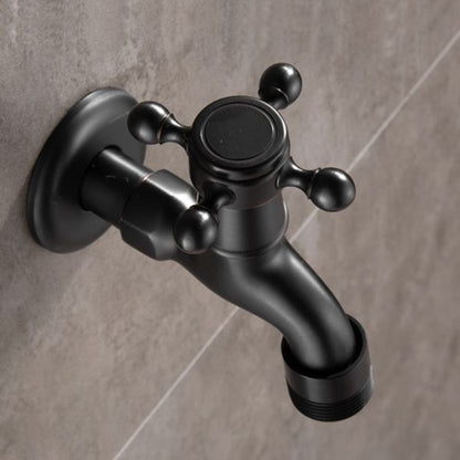 BowLift | Wide Bathroom Sink Faucet Wall-Mounted Cross Handle Faucet