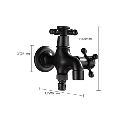 BowLift | Wide Bathroom Sink Faucet Wall-Mounted Cross Handle Faucet