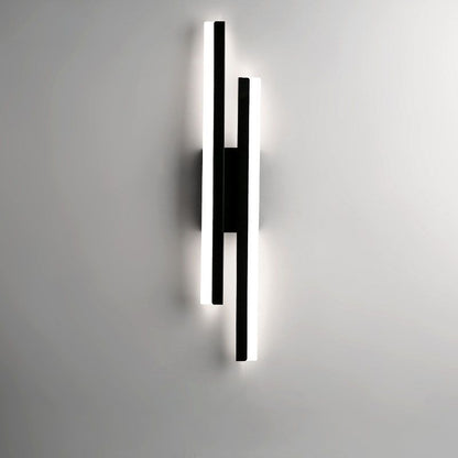 Skanto | Alana Modern LED Wall Light - Elegant Black/Gold Wall Lamp for Living Room and Bedroom