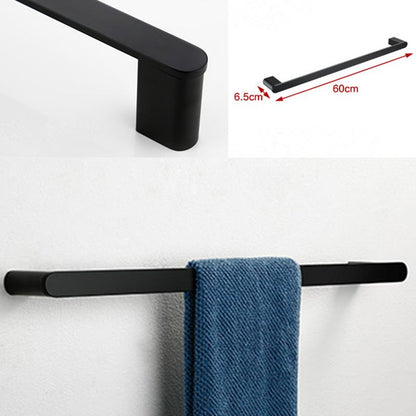 BowLift | Contemporary bathroom accessory single item or in set made of black metal