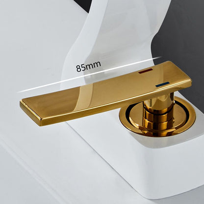 BowLift | Modern Single-Lever Basin Faucet Bathroom Brass Central Faucet