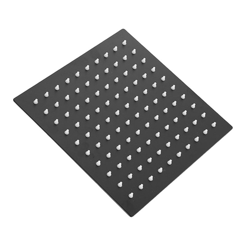 BowLift | Square and Round Shower Head made of Stainless Steel, Fixed Mounted Ceiling Shower Head in Black
