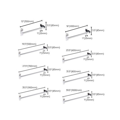 BowLift | 3-piece Stainless Steel Bathroom Accessory Set Modern Chrome Object Stand
