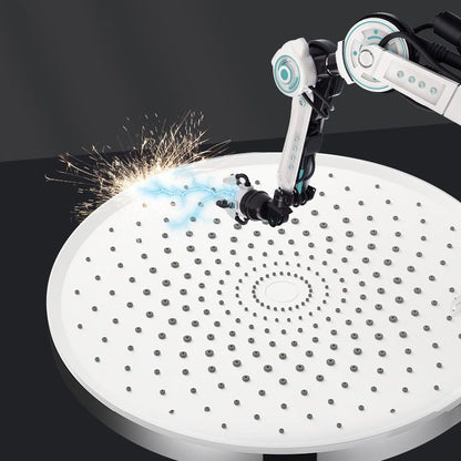 Kalsten | Round Fixed Shower Head High Flow Aerated Wall Mount Shower Head
