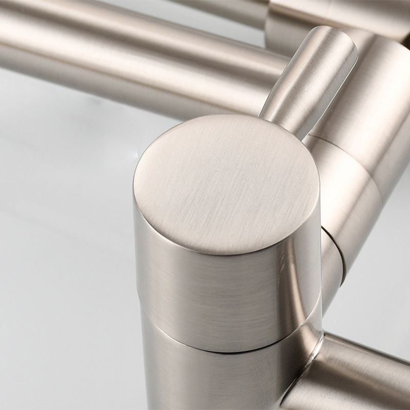 BowLift | Modern Pull-down Faucet Single Handle Wall Mounted Pot Filler Low Profile 1-Hole Filler