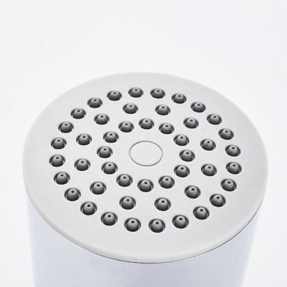 BowLift | Round shower head made of stainless steel in silver wall-mounted shower head