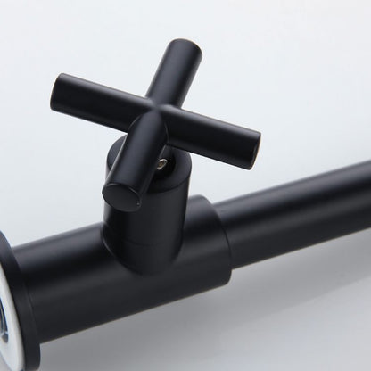Kalsten | Widely used wall-mounted bathroom sink faucet cross handle low arch faucet