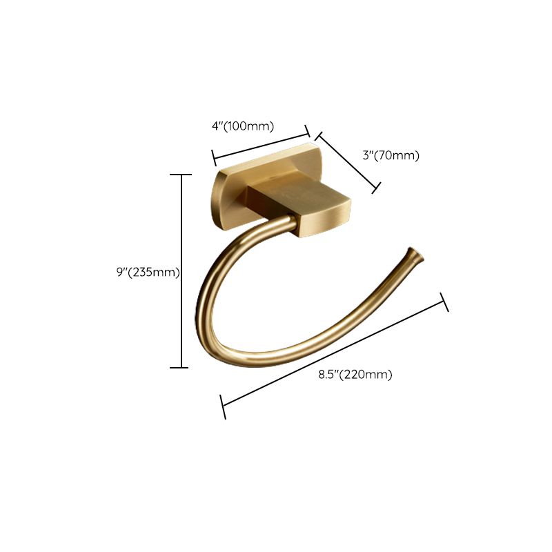 BowLift | Traditional Golden Bath Accessory Set Brass Bathroom Accessories Kit