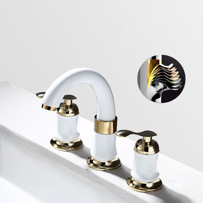 BowLift | Modern Vessel Faucet Metal Lever Handles Low Arc Vessel Faucet for Home