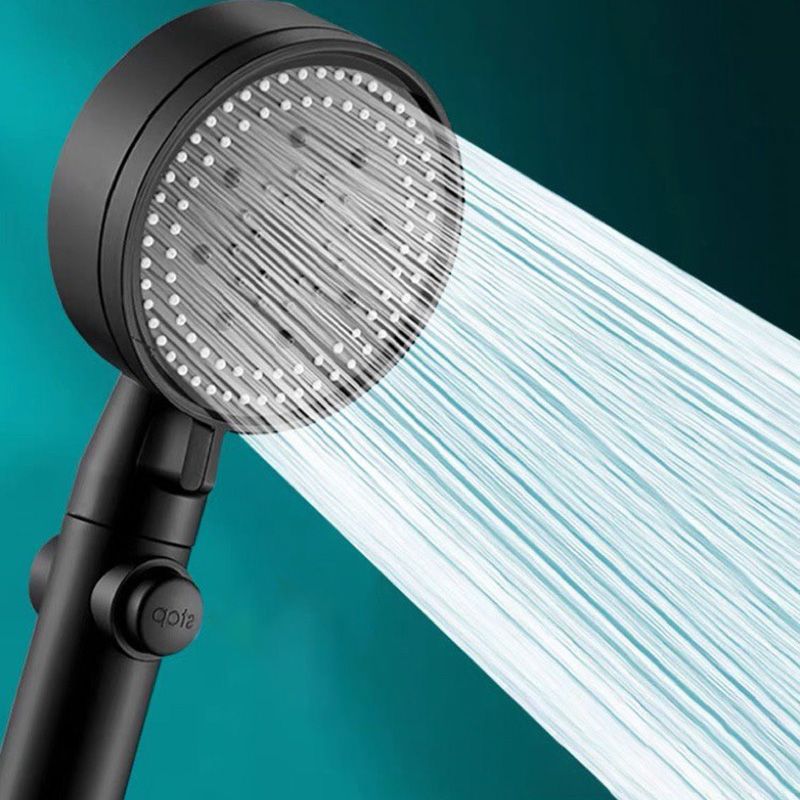 Modern plastic bathroom shower head with adjustable spray pattern