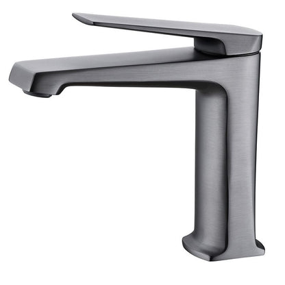 BowLift | Modern centerset bathroom faucet Solid color copper faucet for the bathroom