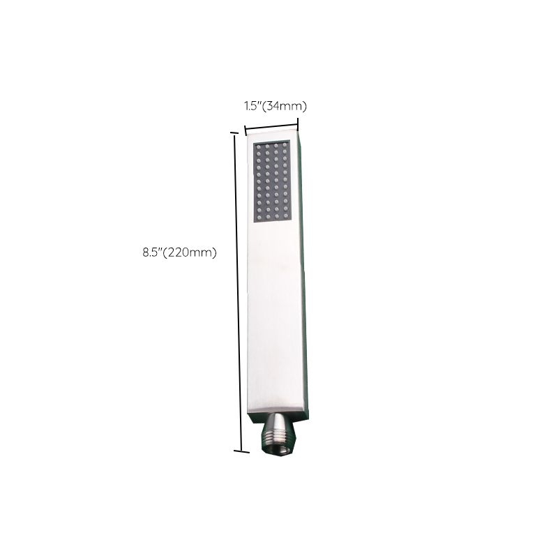 BowLift | Simple Rectangle Shower Head 304 Stainless Steel Hand Shower