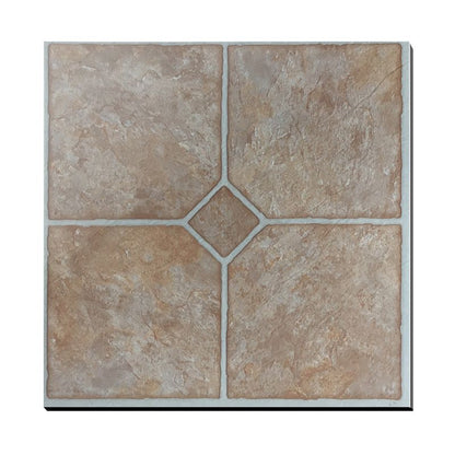 Peel-and-Stick PVC Floor Tiles with Diamond Look, 30.5 × 30.5 cm